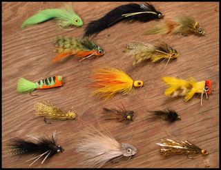 Clousers Deep Minnow Chartreuse Black - Streamer Fly Fishing Flies - 4